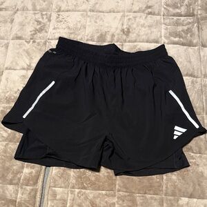 Adidas Black Running Shorts
